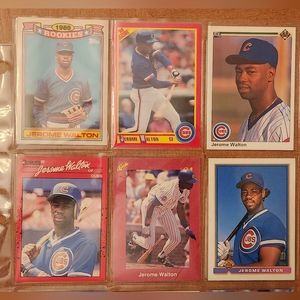 Lot of 10 Jerome Walton baseball cards